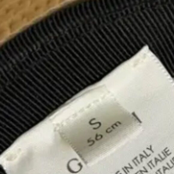 Gucci 'L'amour Du Soir' Wide Brim Straw Sun Visor - Picture 10 of 11